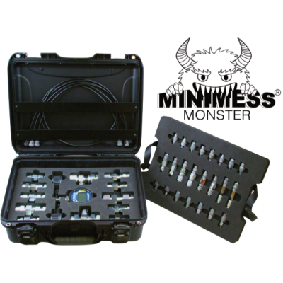 Minimess® Monster: The ultimate agricultural, construction & heavy plant Minimess® pressure test kit.