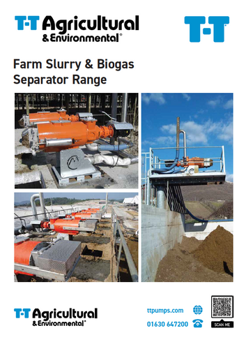 Farm Slurry & Biogas Separator Range