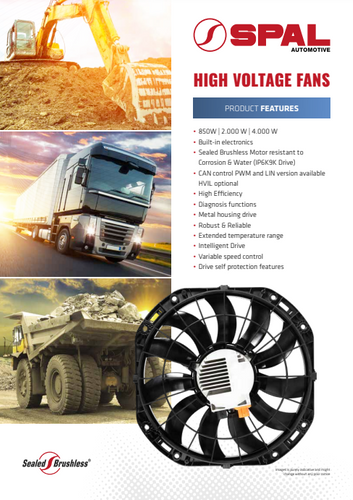 New SPAL High Voltage (HV) Fans