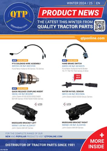 Quality Tractor Parts - Product News Brochure - Winter 2024