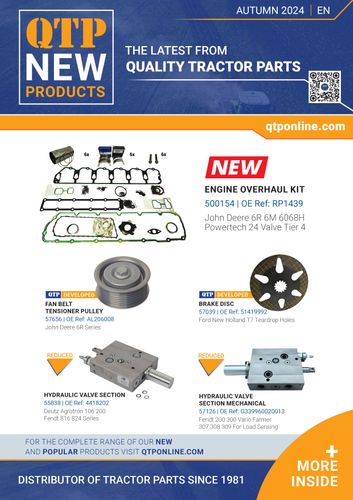 Quality Tractor Parts - Product News Brochure - Autumn 2024