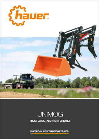 Hauer front loaders and front linkages for Unimog