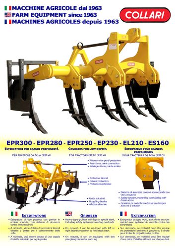 Grubber with Double Roller / Disc Section