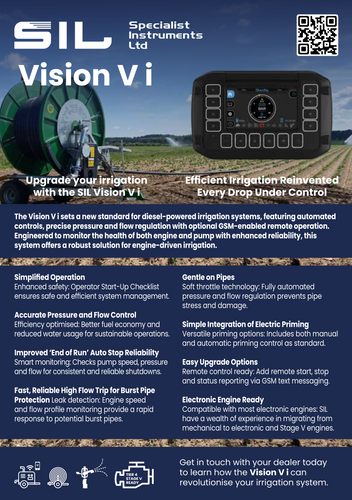 Vision V i Diesel Irrigation Pump Control Panel