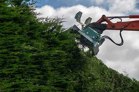 MJ39-080-D Hedge cutter | Single rotor hedge cutter head
