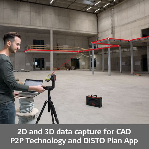 Leica DISTO X6-R and P2P Laser Distance Measurer
