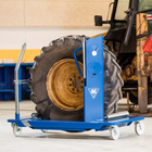AC Hydraulics Wheel Handling Trolley