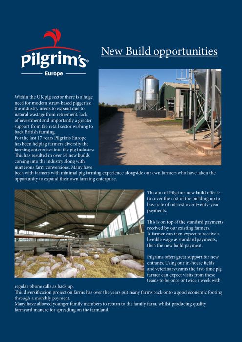 Pilgrims New build offer