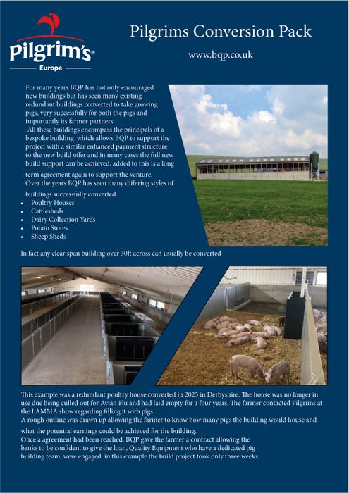 Pilgrims conversion package