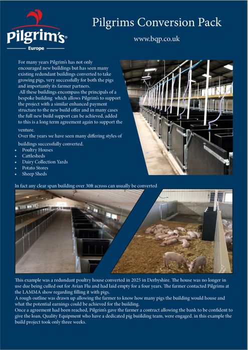 Pilgrims conversion package