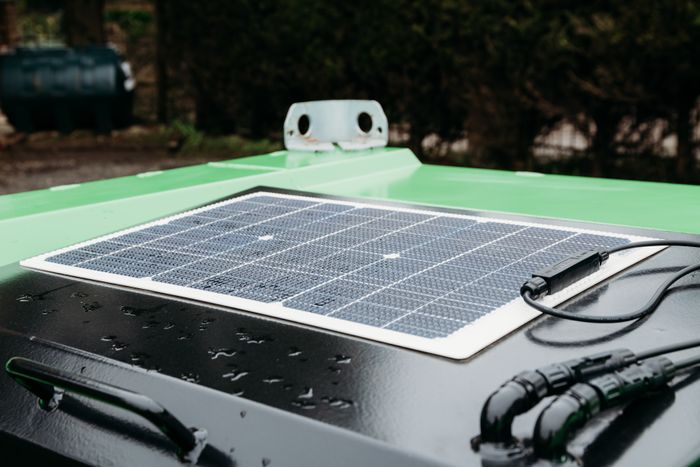 Solar Powered 900L Static Fuel Cube