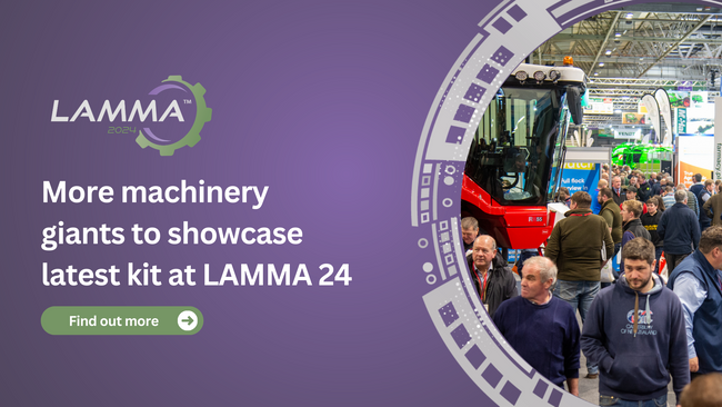 More machinery giants to showcase latest kit at LAMMA 2024