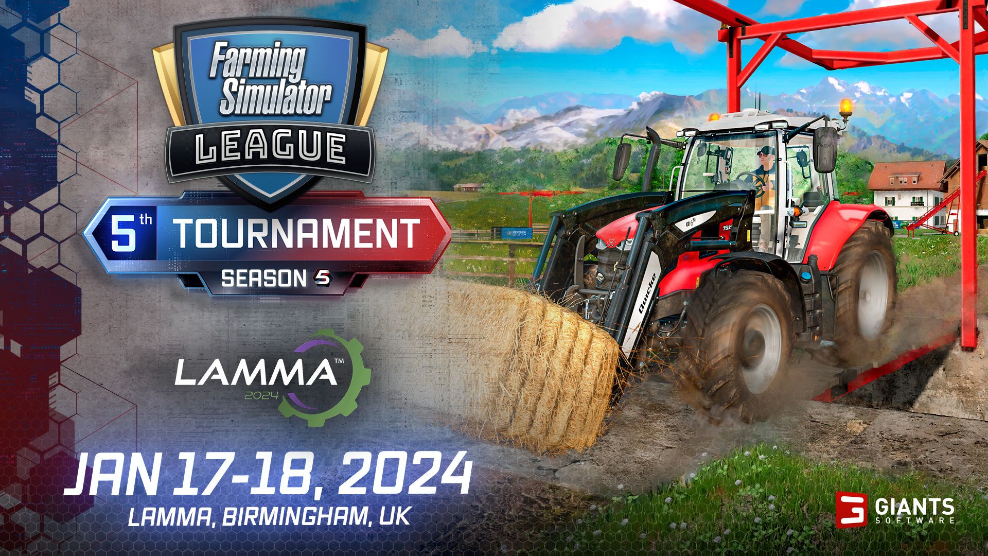 Esports sensation Farming Simulator League to make UK debut at LAMMA