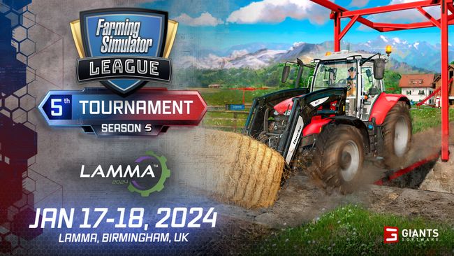 Esports sensation Farming Simulator League to make UK debut at LAMMA 2024