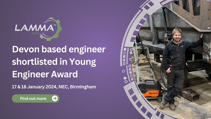 Devon based engineer shortlisted in Young Engineer Award