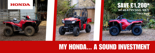Save £1,200 on all ATVs