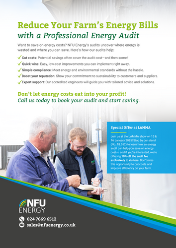 Cut Energy Costs with NFU Energy at LAMMA 2025!