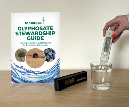 Claim Your Water Hardness Test Meter & Glyphosate Stewardship Guide from De Sangosse