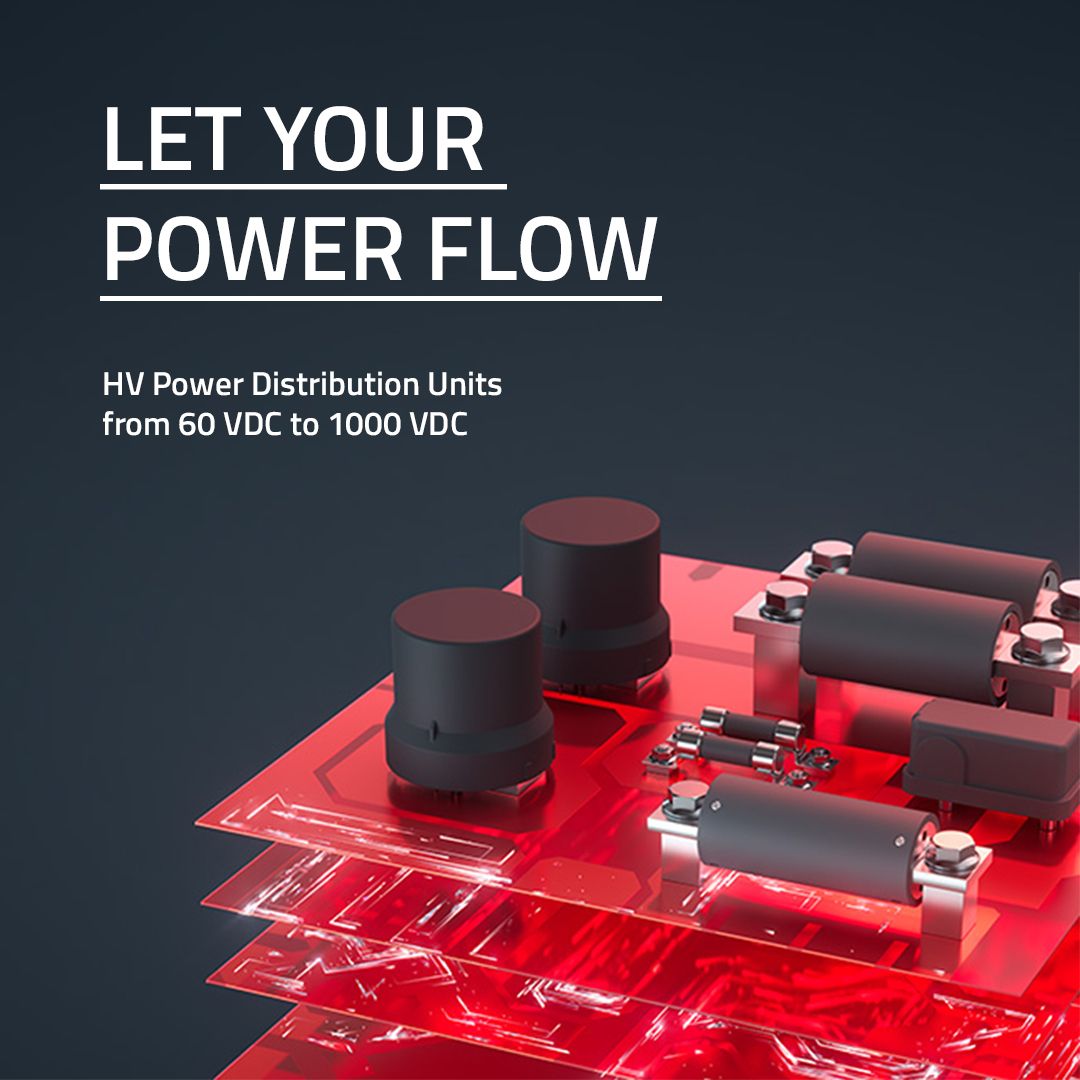Robust high-voltage power distributors based on printed circuit boards