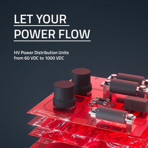 Robust high-voltage power distributors based on printed circuit boards