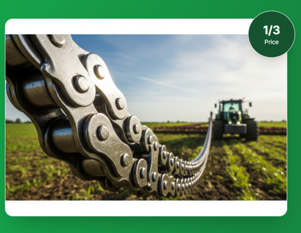 Premium CSUK ANSI chain products engineered for agricultural machinery. From combines to conveyors - built for the field, designed to last.