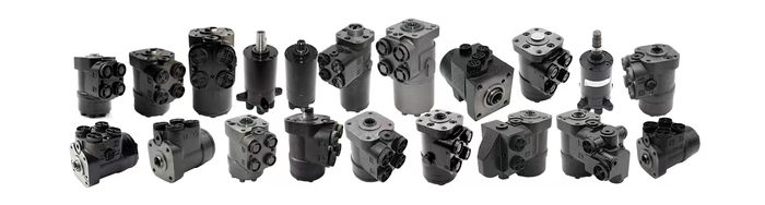 1. Hydraulic Motor   2. Hydraulic Valve    3. Hydraulic Steering Unit