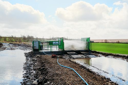 Powered Wheelwash System