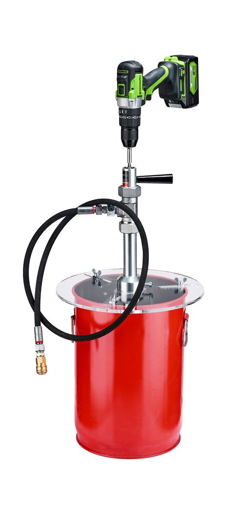 Drill Driven Lutz LubeDrive Grease & Oil Transfer Pump