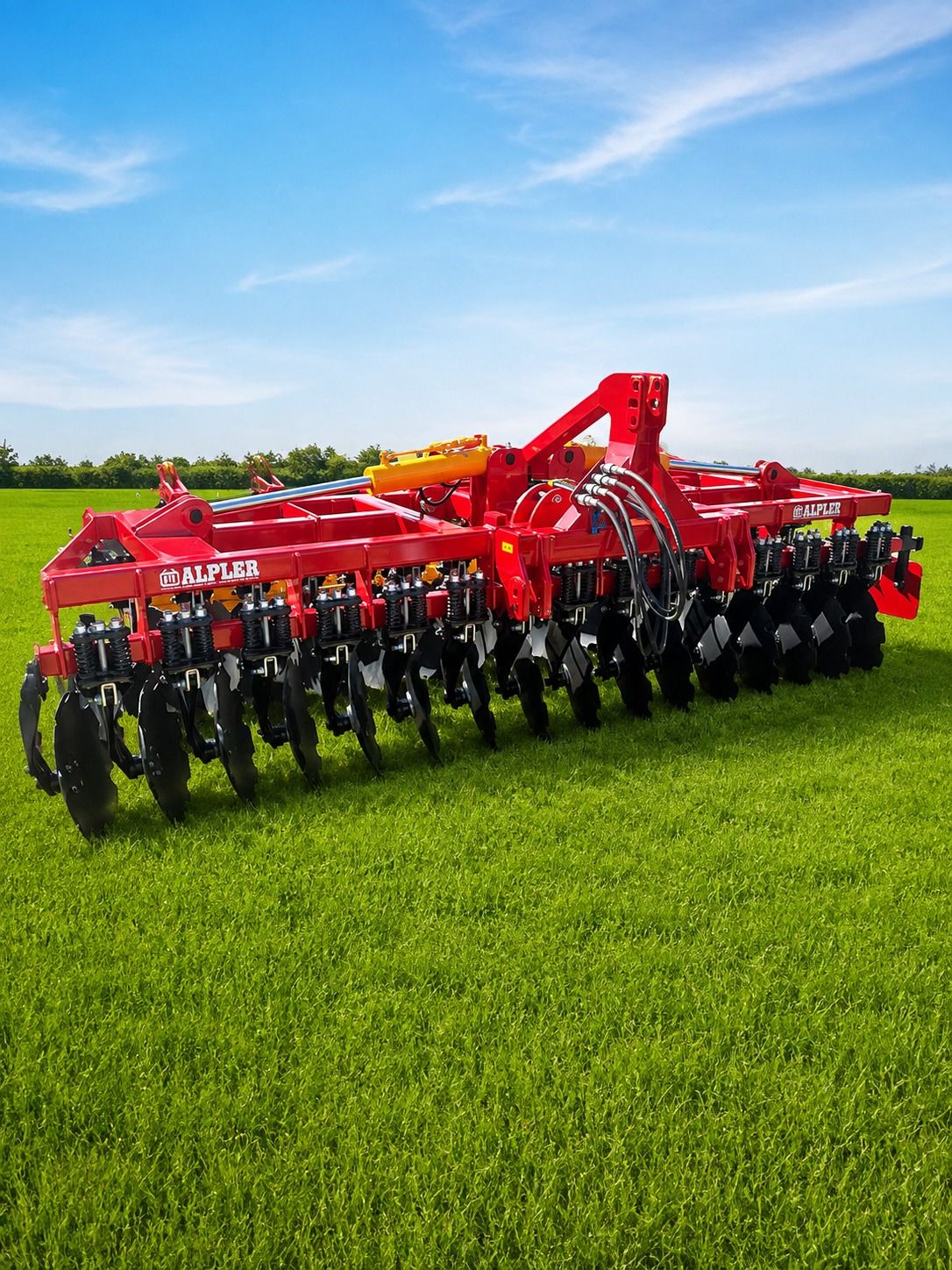 4m Folding Disc Harrows