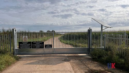 Vertical Bar Security Gate