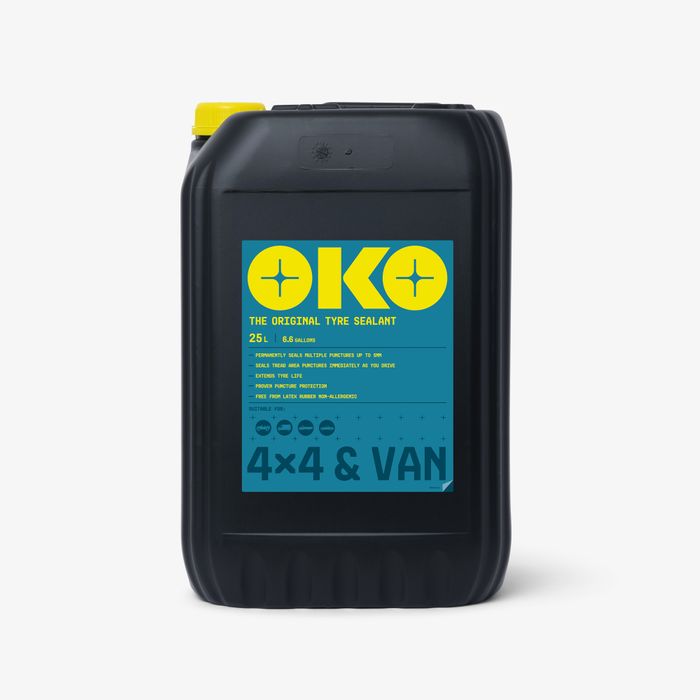 OKO 4x4 & Van Tyre Sealant Light On Road Puncture Protection Seals up to 5mm