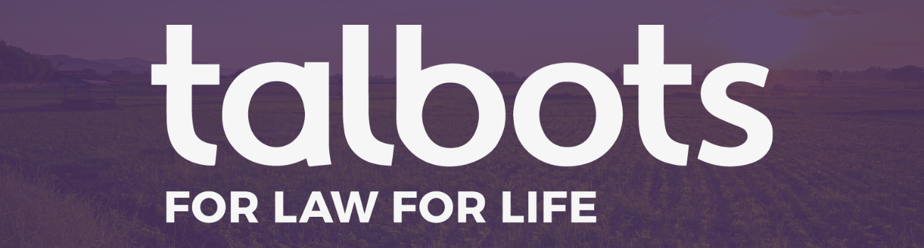 Cover image - Talbots Law