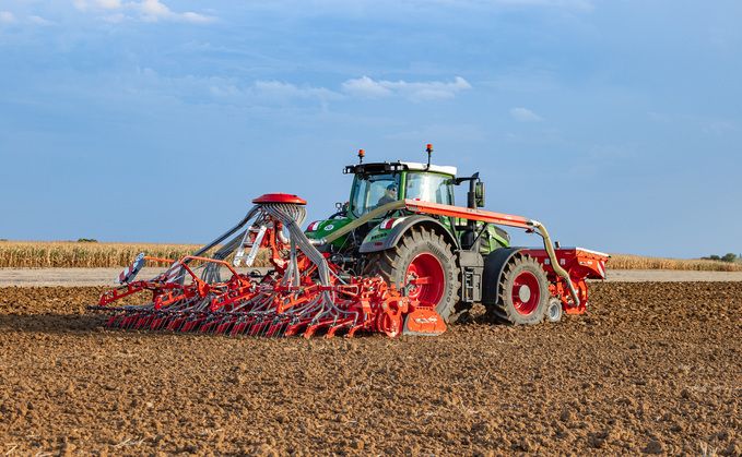 KUHN launches flagship 6.0m power harrow combination