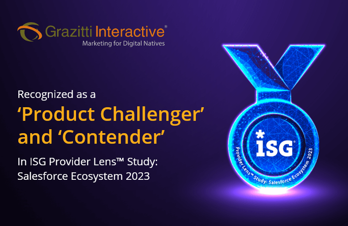 Grazitti Interactive Recognized as a Product Challenger and Contender in the 2023 ISG Provider Lens™ Study