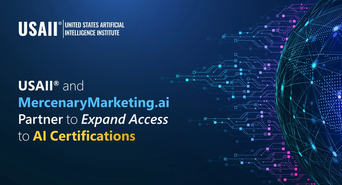 USAII® Partners with MercenaryMarketing.ai to Distribute AI Certifications and Programs