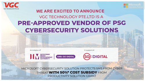 VGC Technology Pte. Ltd. Onboarded as a Pre-approved Vendor for PSG Cybersecurity Solutions