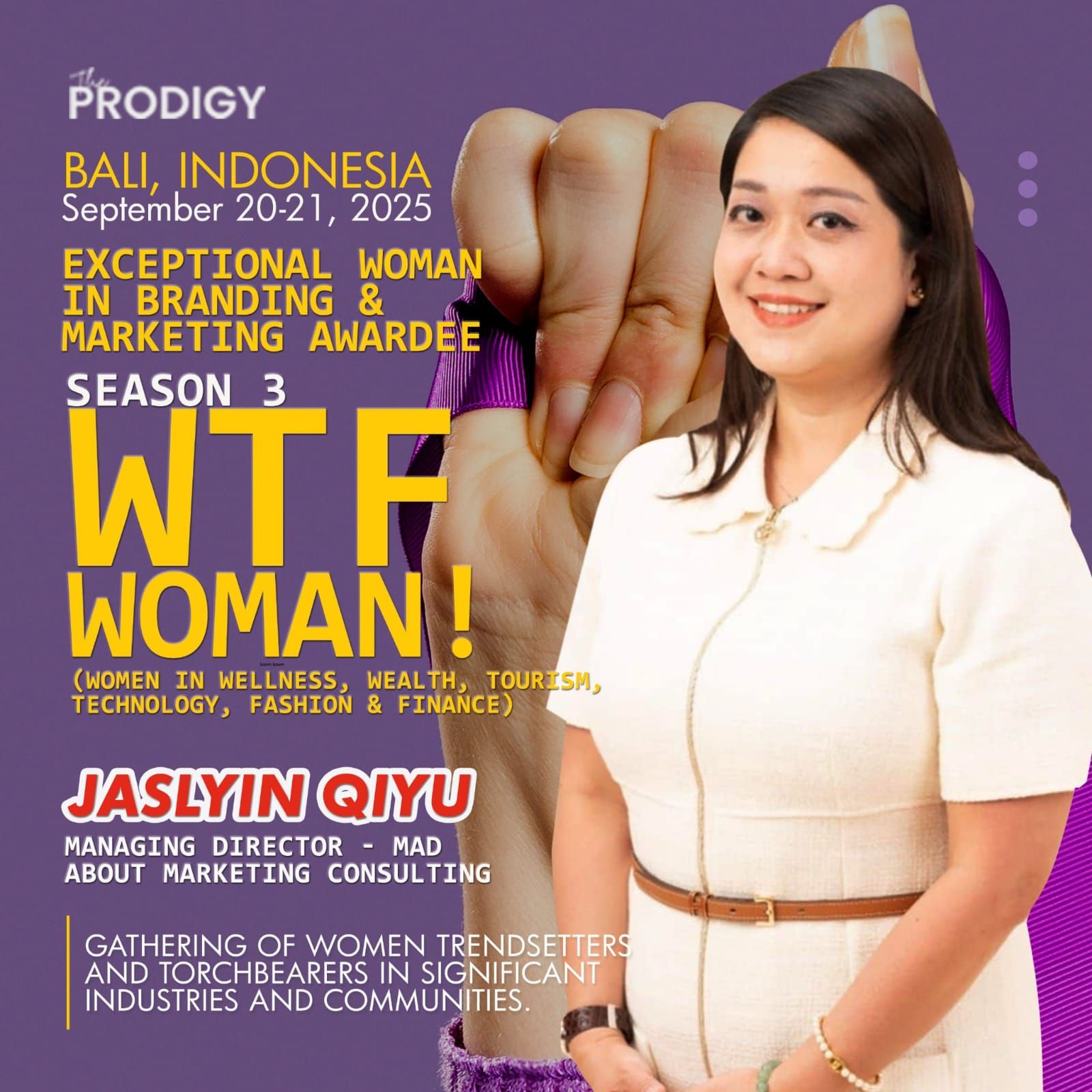 WTF Woman! (Women in Wellness, Wealth, Tourism, Technology, Fashion and Finance)