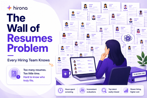 The Wall of Resumes Problem Every Hiring Team Knows