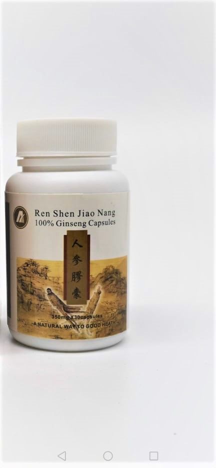 100% Ginseng capsules