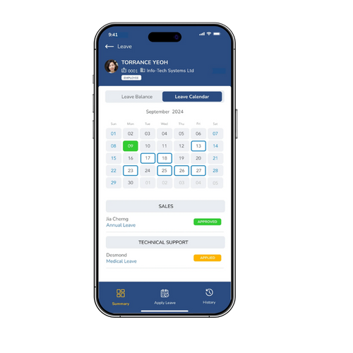 Online Leave Management Software