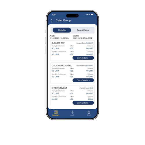 Employee Expense Claim Management Software with Payroll