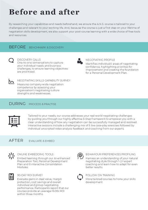 Advancing Negotiation Skills