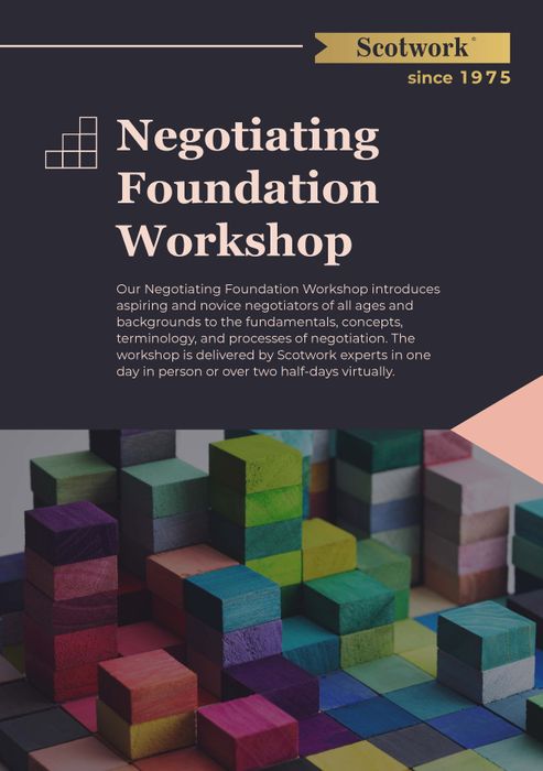 Negotiating Foundation Workshop