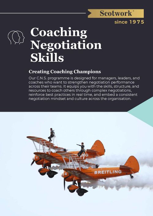 Coaching Negotiation Skills