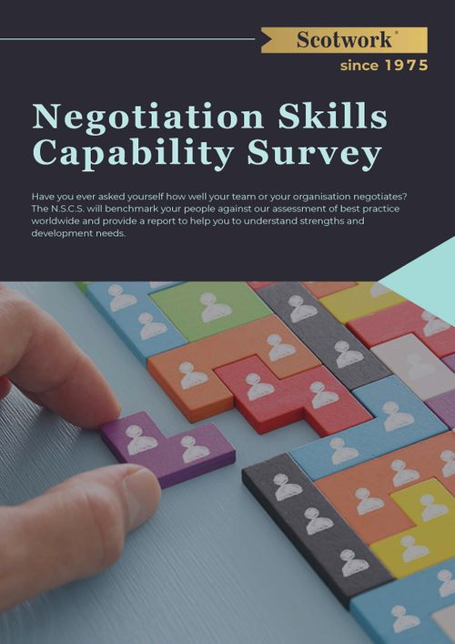 Negotiation Skills Capability Survey