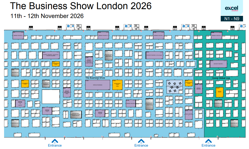 The Business Show London 2026 Floorplan