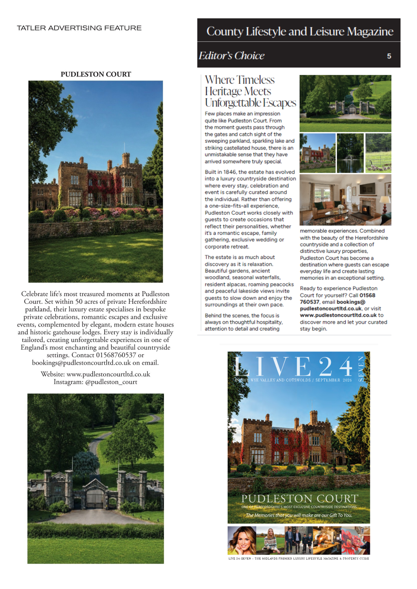 Magazine Articles and Advertising Features