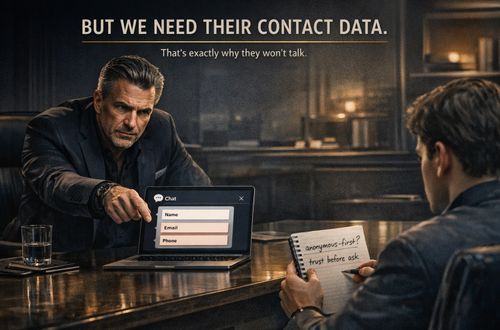 The Power Paradox: Why Anonymous Conversations Convert Better Than Identity-First Chatbots