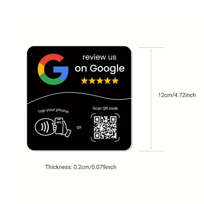 Google Review Plaque