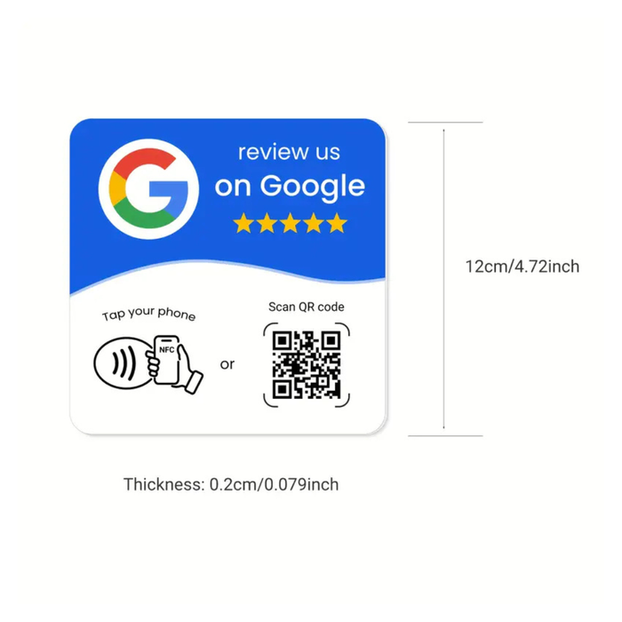 Google Review Plaque